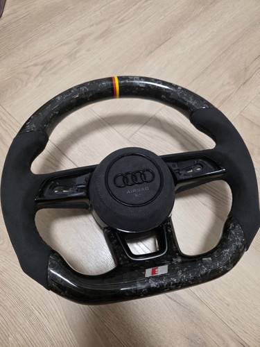 Audi steering wheel flat - audi,