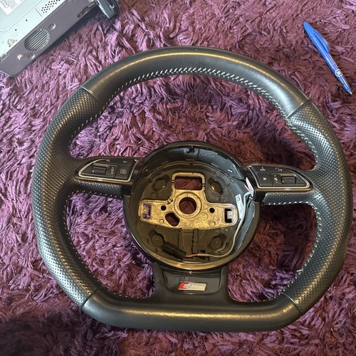 Audi flat bottom steering - audi,